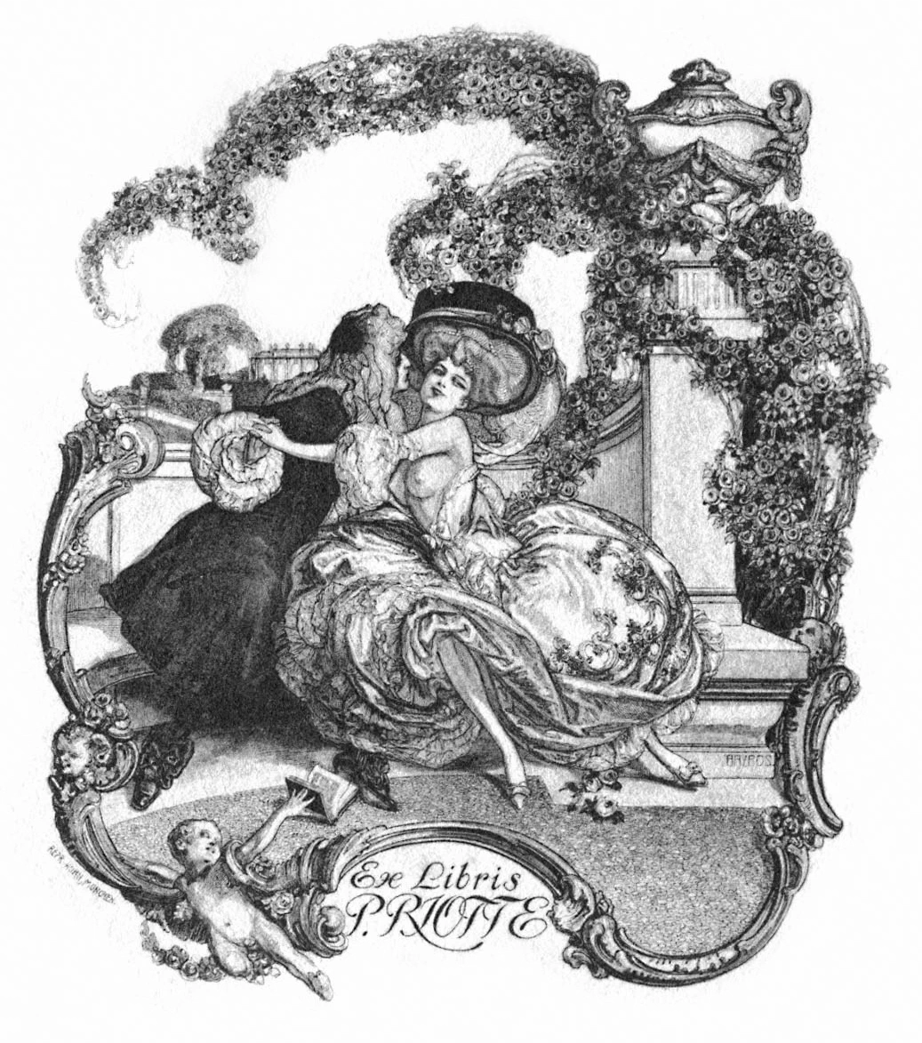 Ex libris P Riotte